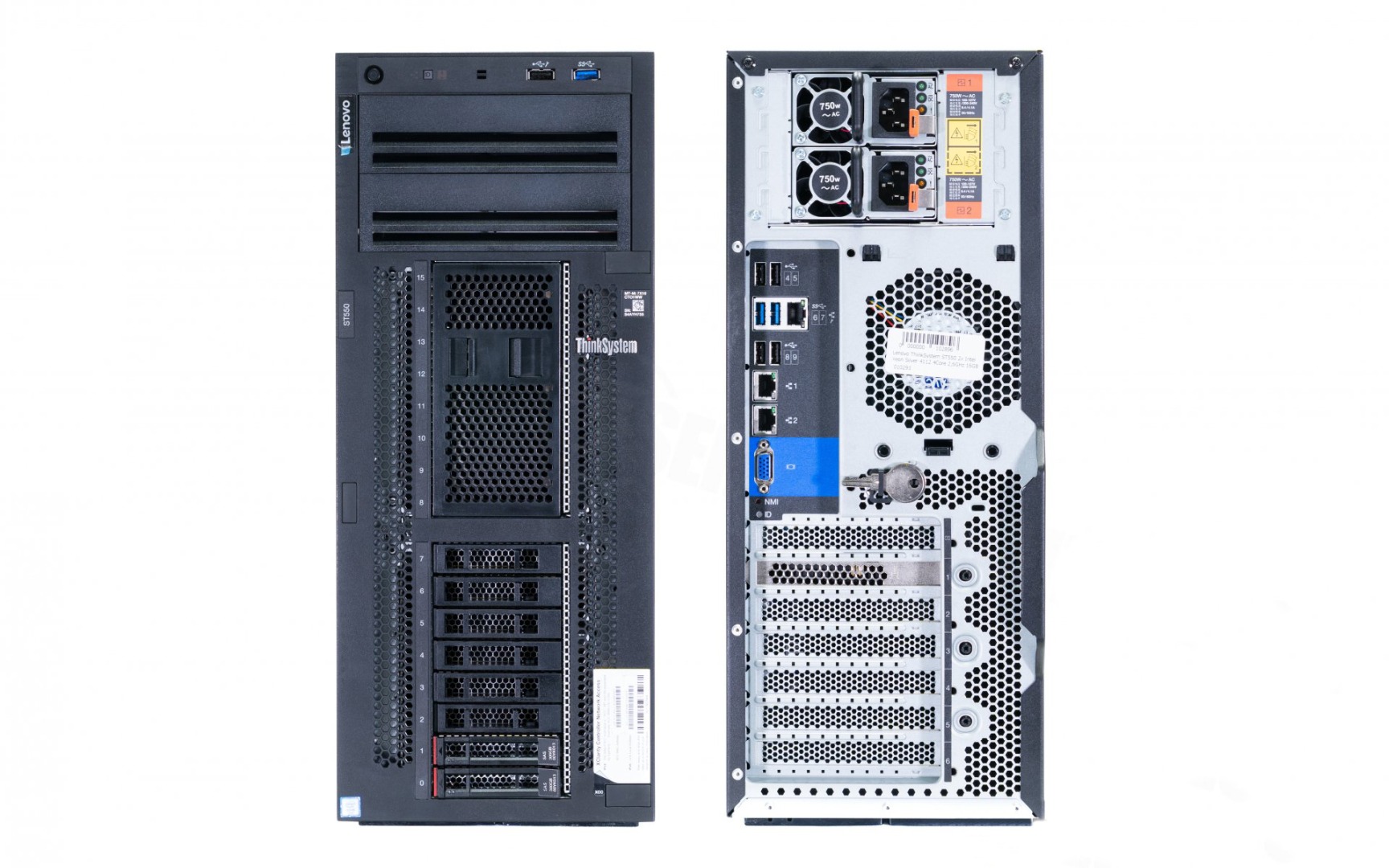 Сервер Lenovo IBM ThinkSystem ST550 Tower Server 8x 2,5